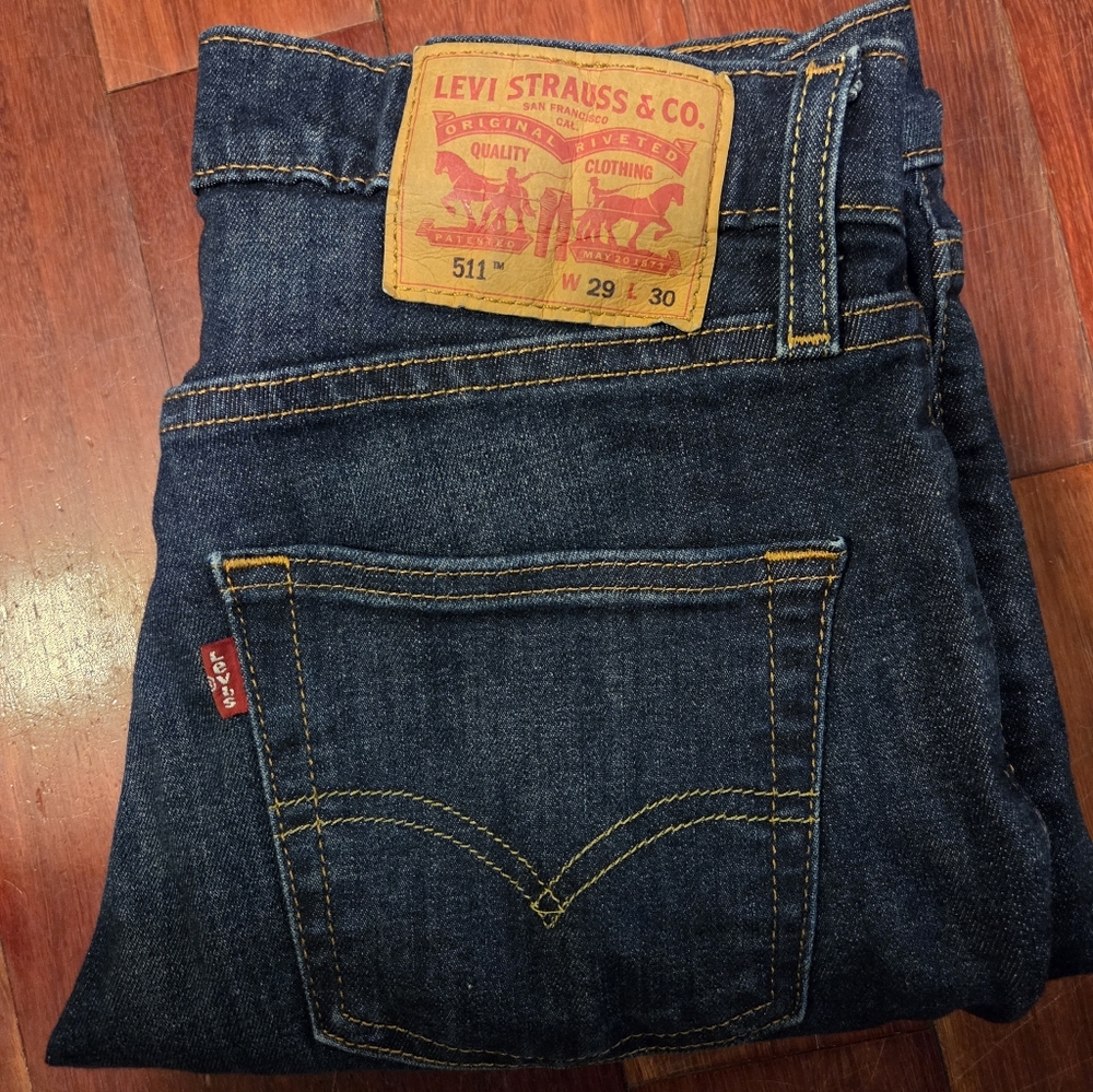 511 Levi's Dark Blue Men's Jeans